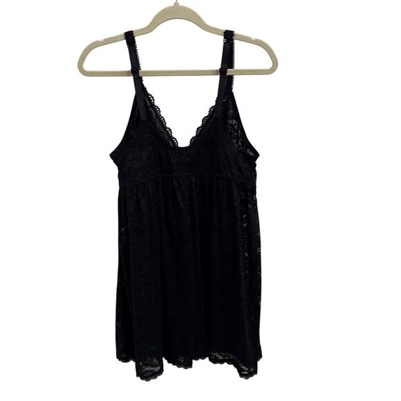 Torrid Curves Black Dainty Feminine Lace Babydoll Sexy Nighty Lingerie Size 2 - Picture 2 of 4